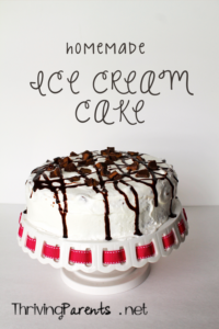 Homemade Ice Cream Cake
