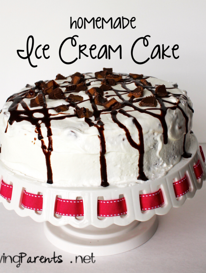 Homemade Ice Cream Cake