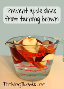 Prevent apple slices from turning brown with this simple trick that won't leave them tasting like lemons!