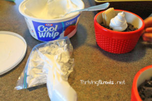 This is a fun dessert for Halloween that is easily made gluten free by using Schar cookies.