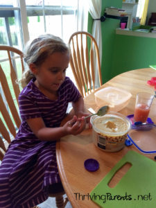 Want to get your kids to pack their own lunch? Teach them how to! It's empowering for them and they'll take ownership in it.
