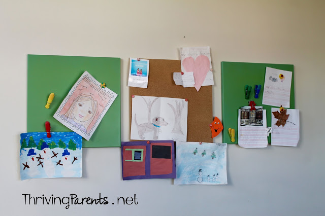 Are you having trouble getting your kids to part with their artwork? It's a process that needs to be taught and I'll be honest, it isn't easy. Here's how you can start.