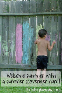 A summer scavenger hunt is the perfect way to welcome summer for your kids! Here's how you can decide what you need and how to set it up.