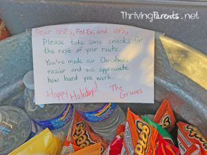 Our family has completed December's Random Acts of Kindness! What can you do for someone this month?